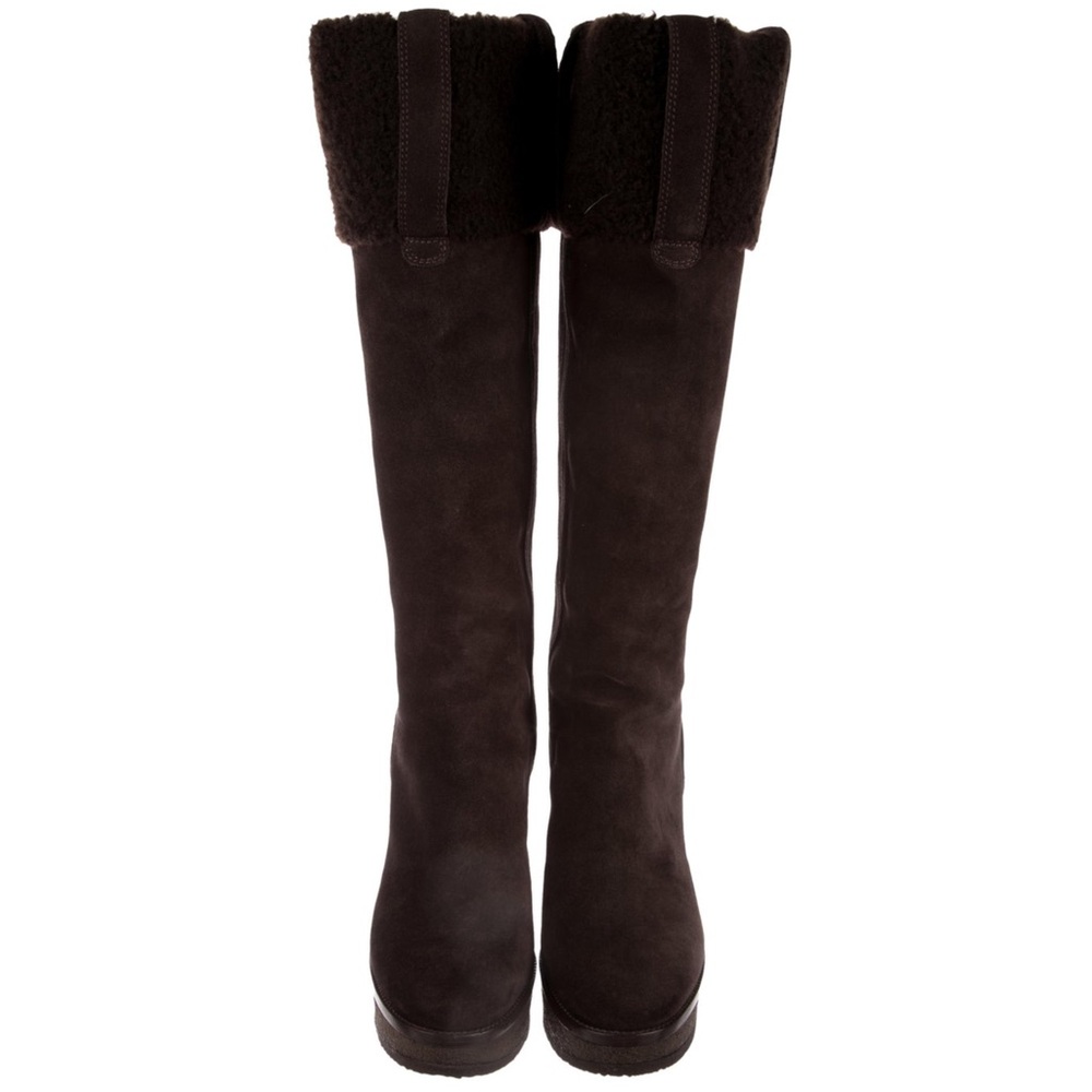 🖤Yves Saint Laurent Aspen Suede Wedge Boots🖤